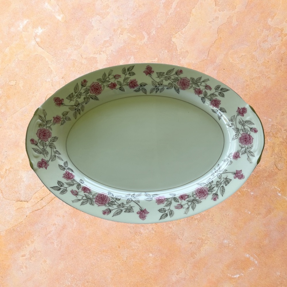 Vintage Laura Charcoal by Harmony House China dish